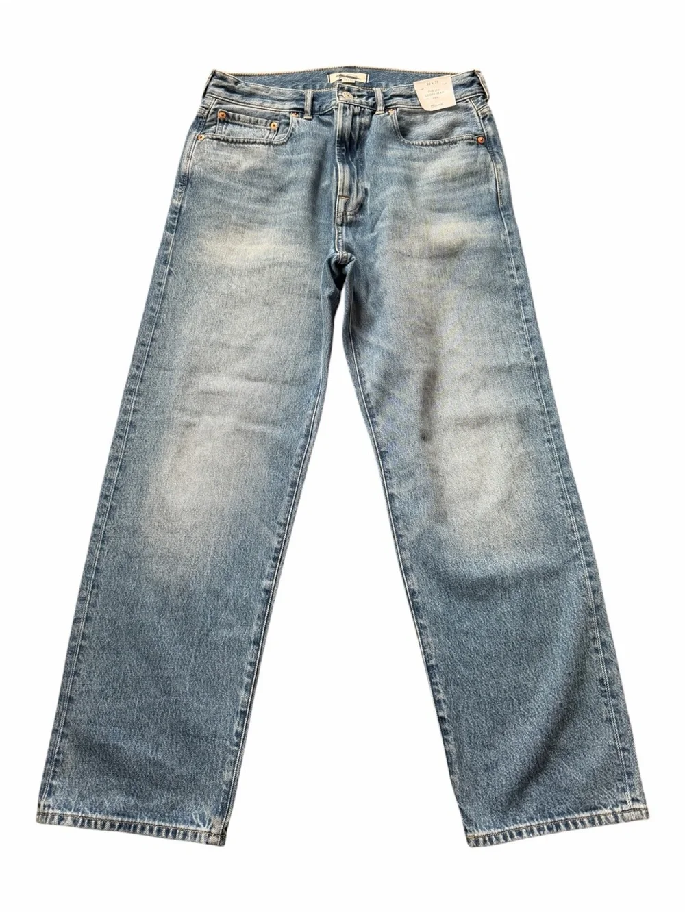 Madewell Men’s The 1991 Loose Straight Jean Size 30x30 NEW Rigid Blue